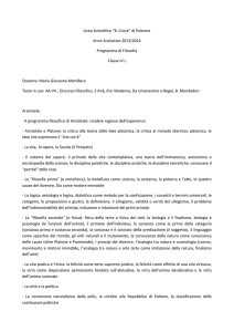 Liceo Scientifico “B. Croce” di Palermo Anno Scolastico 2013/2014