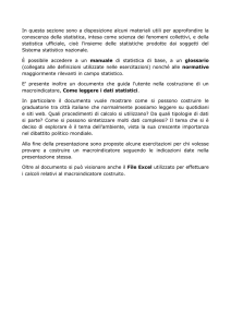 Istruzioni File - Formazione ISTAT