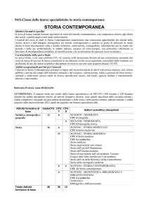 storia contemporanea - Scuola di Studi Umanistici e della Formazione