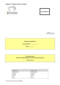 ALLEGATO A1 - Modello Proposta di progetto