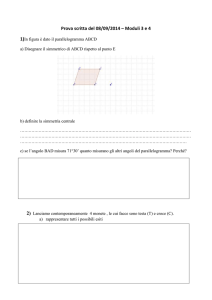Prova esame 08/09/2014 (geometria e dati)
