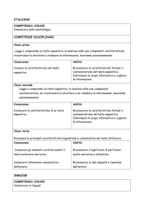 rilevazione-competenze - Istituto Comprensivo Centro Migliarina Motto