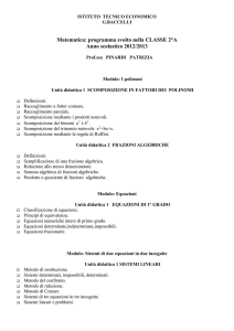 2A - Istituto Tecnico Economico Baccelli