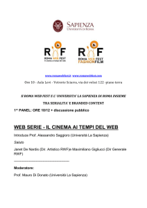 Moderatore - Roma Web Fest