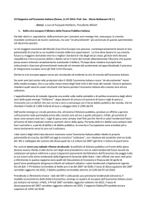 VII Rapporto sull`Economia Italiana