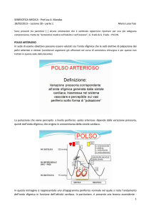 SEMEIOTICA MEDICA - Prof.ssa A. Mandas 18/05/2013 – Lezione