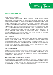 xeroderma pigmentoso - Provincia di Pesaro e Urbino