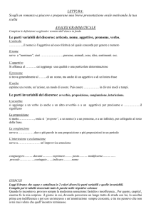 Esercizi Italiano - Liceo Statale Gaetana Agnesi – Milano