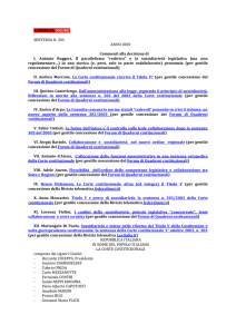 sent. cost. 303-3003 - Dipartimento di Scienze Politiche e Sociali