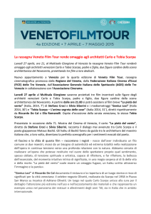 CS Veneto Film Tour VENEZIA 27 aprile 2015