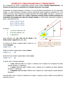 Trigonometria e proiezioni - Digilander