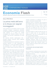 Economia Flash - Confindustria Vicenza