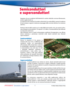Semiconduttori e superconduttori - Istituto Italiano Edizioni Atlas