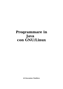Programmare in Java con GNU/Linux