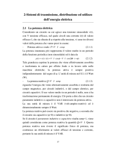 2-Sistemi di trasmissione, distribuzione ed utilizzo dell`energia elettrica