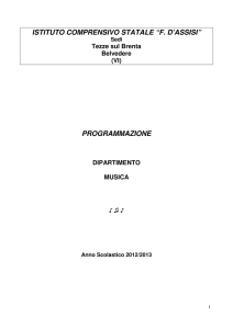 Dalla prima alla terza - Istituto Comprensivo Statale di Tezze sul