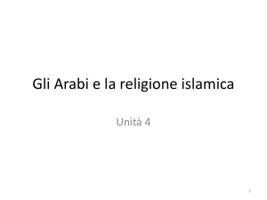 Gli Arabi e la religione islamica