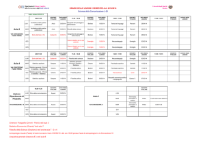 Orario lezioni II semestre aggiornato 178 aprile 2014