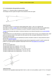 1.2.1 Le dimostrazioni nella geometria pre-euclidea