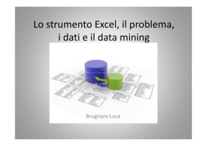 Excel,sistemi informativi, data mining