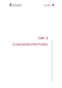 le dotazioni strutturali - Città metropolitana di Roma Capitale