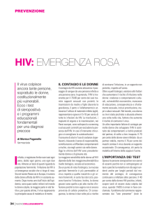 HIV: EMERGENZA ROSA