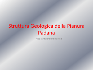Struttura Geologica della Pianura Padana