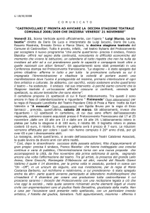 Lì 28/XI/2007 - Comune di Castrovillari