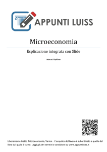 Microeconomia - Appunti Luiss