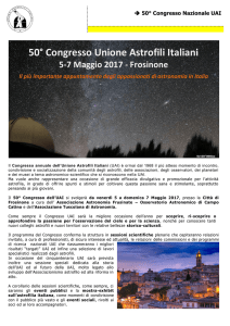 50° Congresso Unione Astrofili Italiani