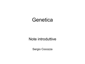 Introduzione alla Genetica