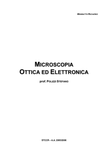 Dispense di Microscopia Ottica ed Elettronica