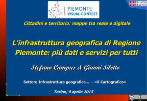 L`infrastruttura geografica di Regione Piemonte: più dati e servizi per