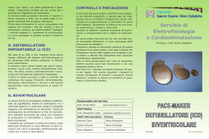 (ICD) biventricolare - Ospedale Sacro Cuore Don Calabria