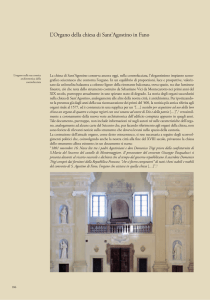L`organo della chiesa di Sant`Agostino a Fano