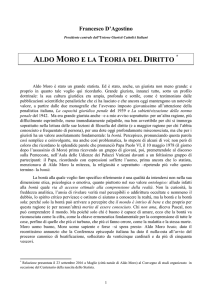 aldo moro e la teoria del diritto