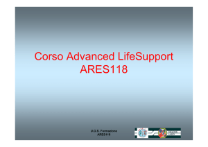 ALS - Advanced Life Support - Centro Antiviolenza Angelita