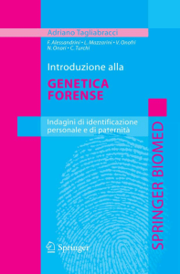 Introduzione alla genetica forense: Indagini di identificazione