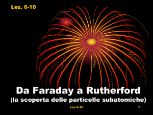 Da Faraday a Rutherford