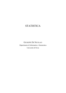 statistica - Università degli studi di Pavia