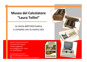 Il catalogo - Museo del Calcolatore "Laura Tellini"