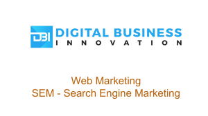 Web Marketing PDF - Digital Business Innovation Srl