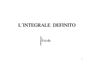 l`integrale definito