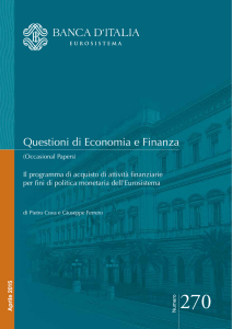 Il programma di acquisto di attività finanziarie per fini