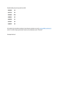 Risultati della prova di Java del 16.2.2015 1461656 18