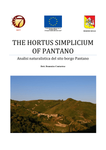 the hortus simplicium of pantano