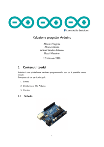Relazione progetto Arduino