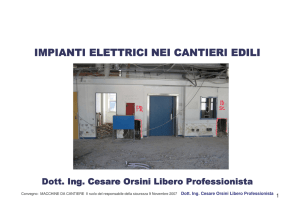 impianti elettrici nei cantieri edili