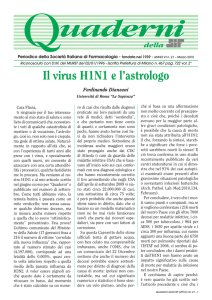 Il virus H1N1 e l`astrologo - SIF