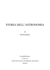 storia dell`astronomia